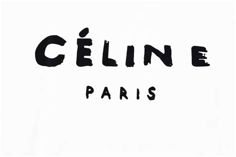 celine paris logo font|celine logo history.